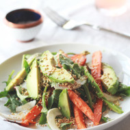 Roasted Carrot, Avocado & Toasted Quinoa Salad