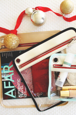 perpetually chic gifts: truffle travel pouches