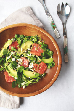 Cara Cara & Avocado Salad with Jalapeño Dressing // Perpetually Chic