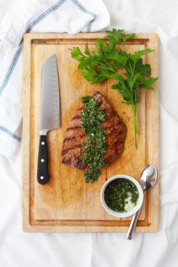 Flank Steak with Chimichurri | Perpetually Chic